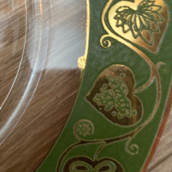 MCM Green & Gold Ivy Leaf Bowl & Plate - Picture 8 of 10